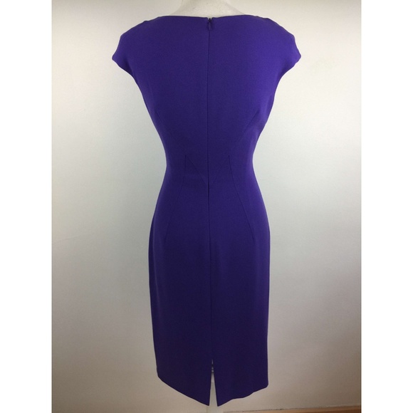 L.K.Bennett Women's Dress Purple - EUR 36/US 4 - Picture 4 of 6